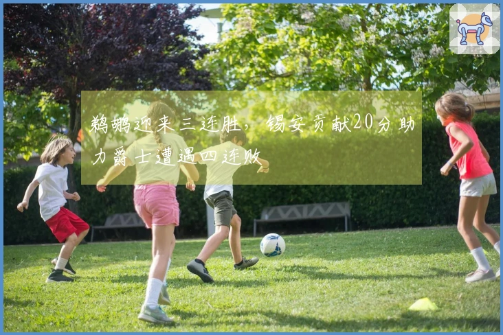 鹈鹕迎来三连胜，锡安贡献20分助力爵士遭遇四连败