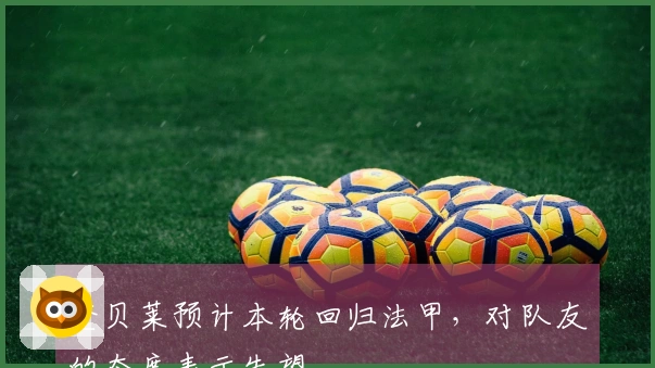 登贝莱预计本轮回归法甲，对队友的态度表示失望